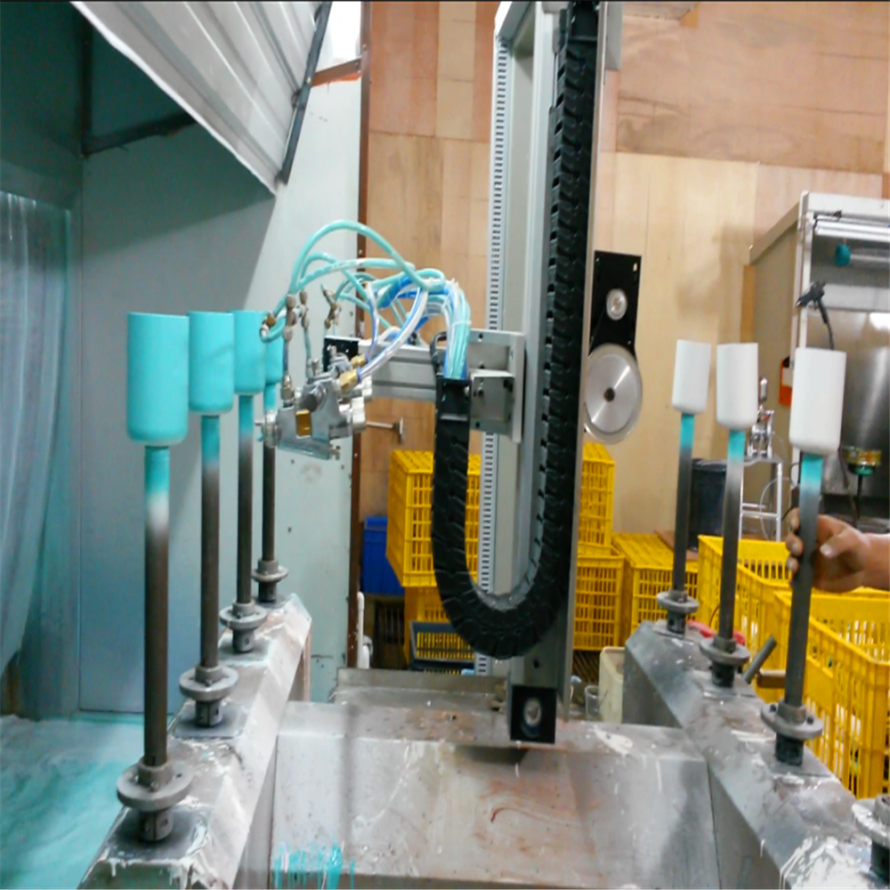 Helmet Wine Bottle Automatic Painting Machine Three Axis Multi Station Rotation