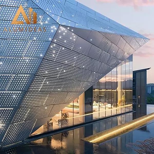 Decorative metal panels for walls