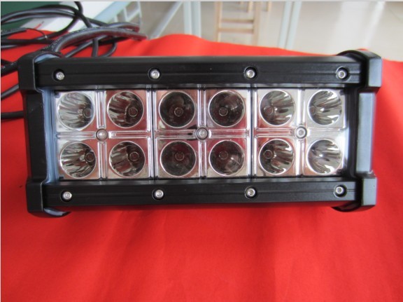 LED Dual Row Light bar BB-5036-2 (36w)--CREE LED (Red Glow) new design.