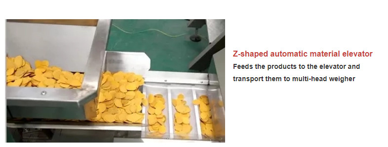 420Z VFFS Packing Machine Vertical Form Fill Seal 304SS Multi Head Weigher