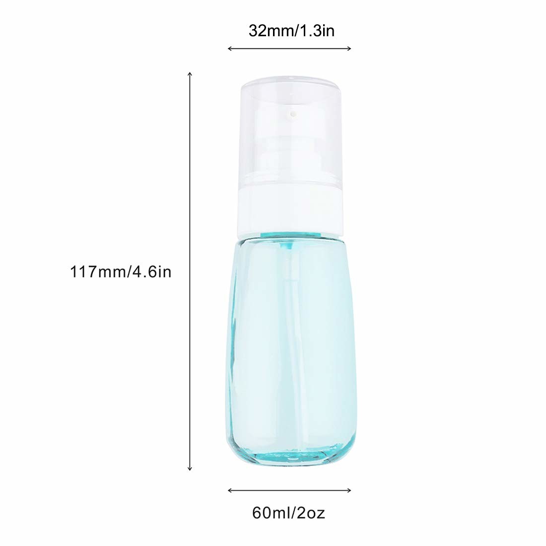 Leakage Proof Cosmetic PETG Bottle Thick Durable And Reusable