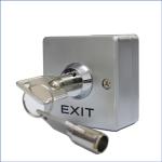 Single Pole Double Throw Keyed Momentary Switch，53 * 53mm Key switch Zinc Alloy