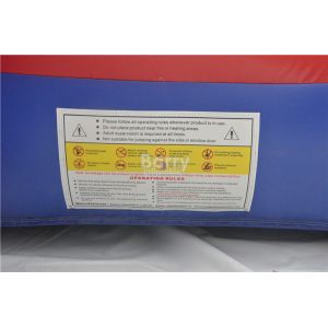 Spiderman Bouncy Castle , Round Inflatable Bouncer Combo With Slide