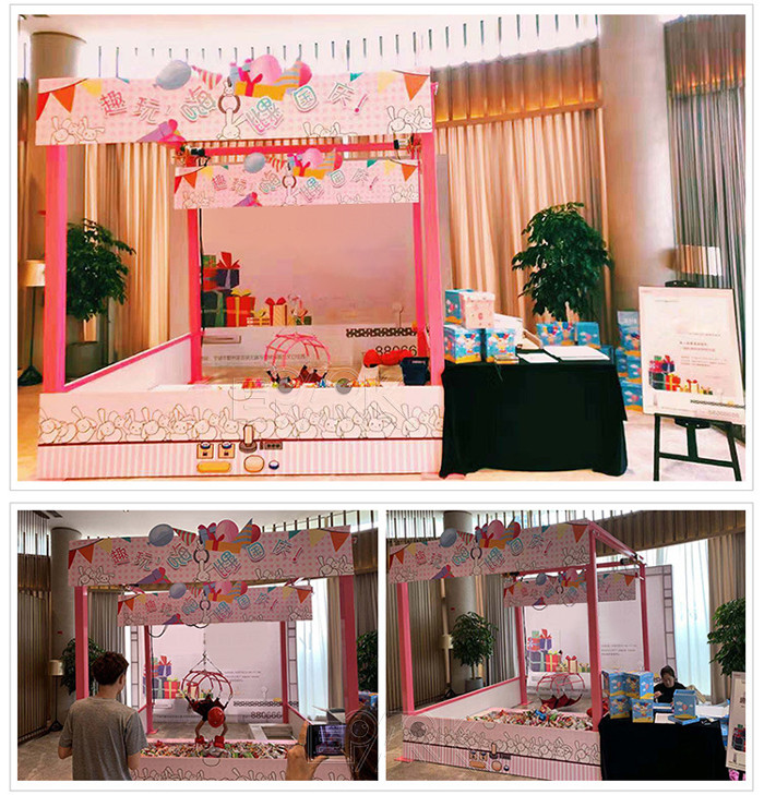 Indoor Big Shopping center Real human claw machine super large crane doll/gift machine