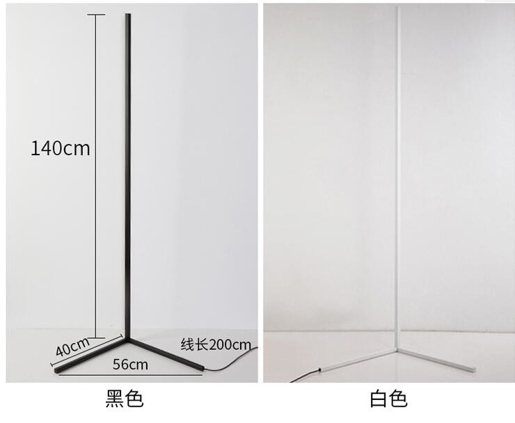 140cm Color Changing Other LED Lights Corner Linear Floor Lamp