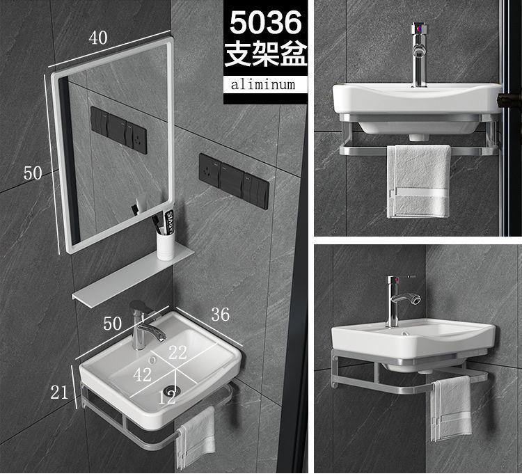 factory price bathroom wall hung basin small size sanitary ware commode hand wash basin