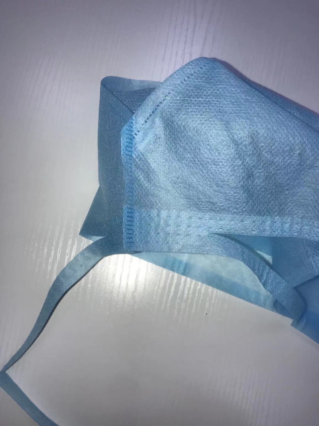 Wholesale Disposable Nonwoven Medical Doctor Surgeon Cap With Ties and Elastic Hospital Operating Doctor Head Cover