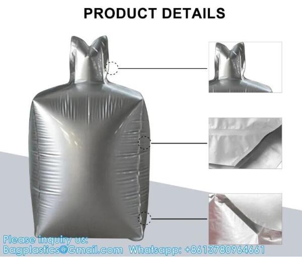 Foil Bulk Bag 1 Ton Aluminum Liner Bag Big Capacity 1000kg Jumbo Bag For Cement