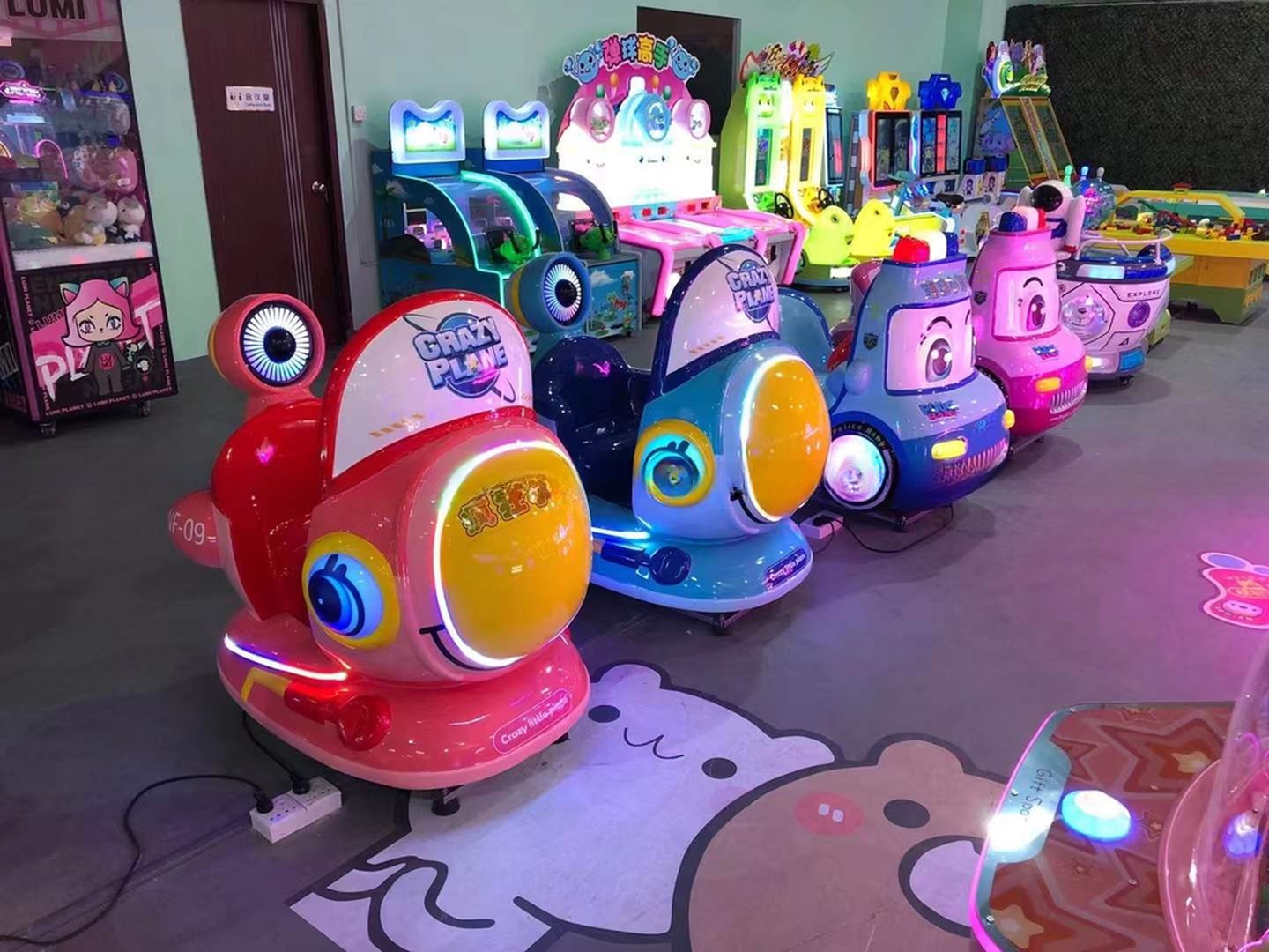 Dreamland 2024 coin operated kids game machine fiberglass kids rotating machine kiddie rides factory