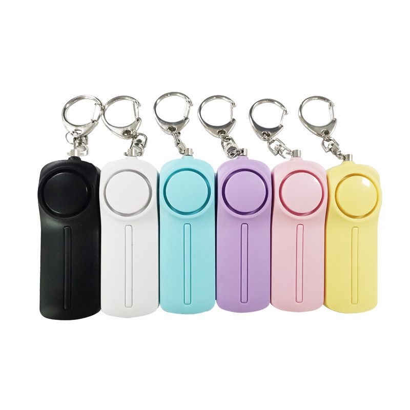 Portable Keychain Alarm Self Defense 7 Colors Personal Alarms For Protection portable easy for use