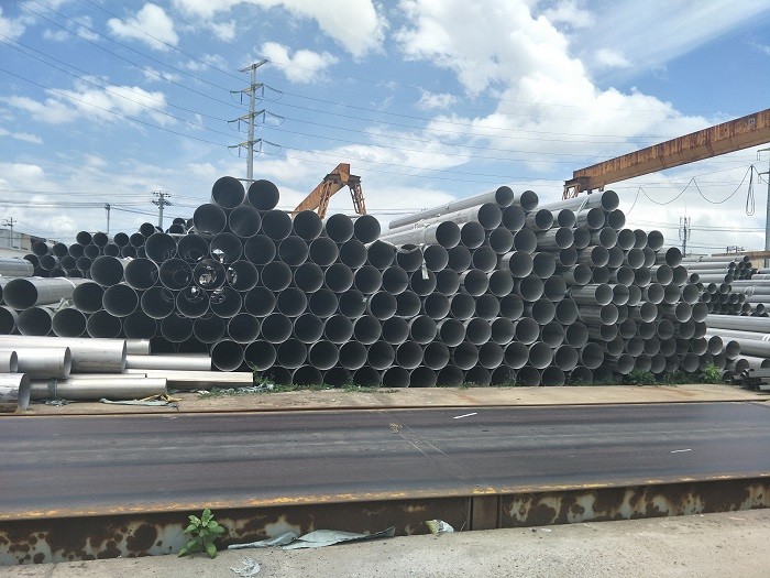 Large - Diameter Brushed Stainless Steel Welded Pipe 316 Wall Thickness