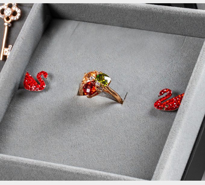 Custom Cardboard Jewelry Gift Boxes Earring Necklace Ring Packaging