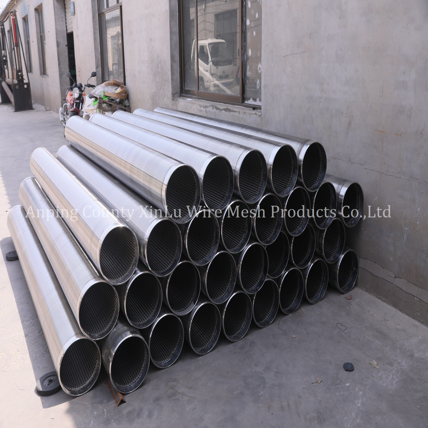 Polishing Stainless Steel Stainless Steel 2207 Wedge Wire API Screen Tube