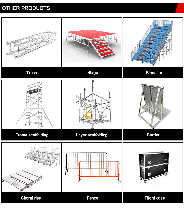 Customized Mobile Steel Scaffold Aluminium Access Tower diagonal pipe