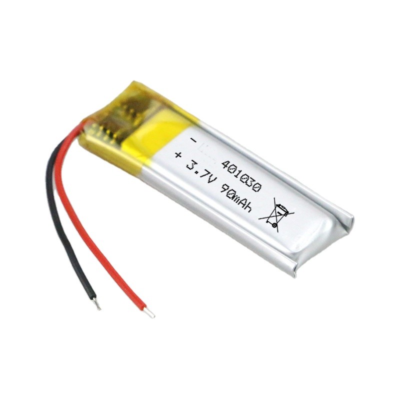 401030 Lithium Polymer Battery 3.7V 80mAh For Bluetooth Headset