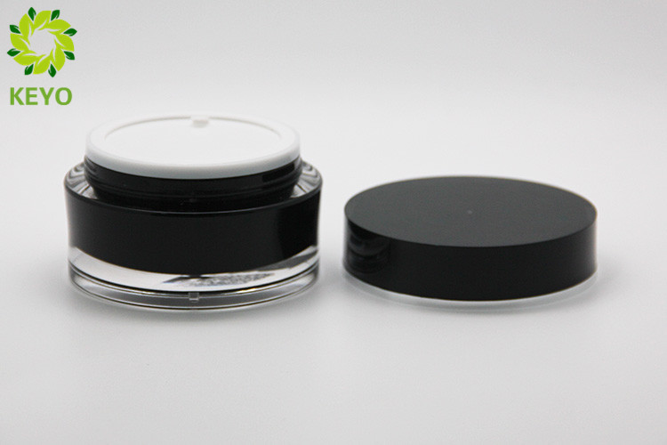 Acrylic Plastic Wide Mouth Empty Cosmetic Containers 100g For Moisturizing Cream