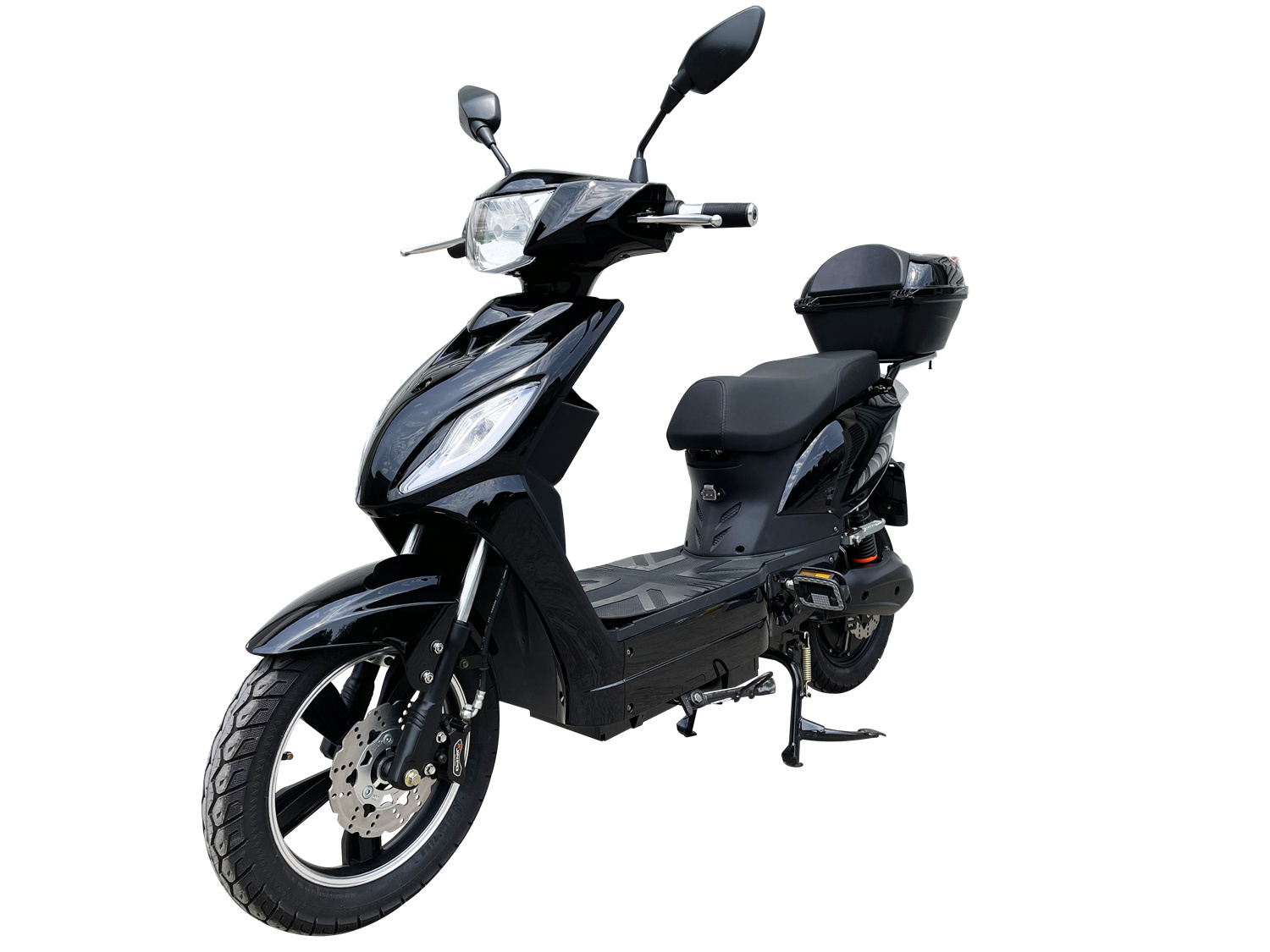 Adult Moped Electric Bike 48V 500W 1000W Motor Power Two-Wheel Electric Scooter Bluetooth Smart Front Brake 30AH 40AH Options