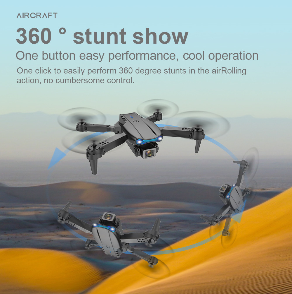Drone E99 PRO HD Dual Camera Rc Helicopter Folding Quadcopter WiFi Image Transfer Drone