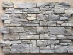 Blue Quartzite Natural Stacked Stone Wall Cladding Back With Cement