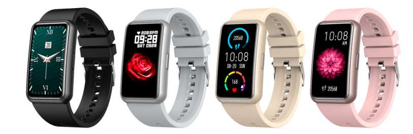 1.45 inch Bluetooth Fitness Bracelet Calories Burned Distance Calculation 145mAh