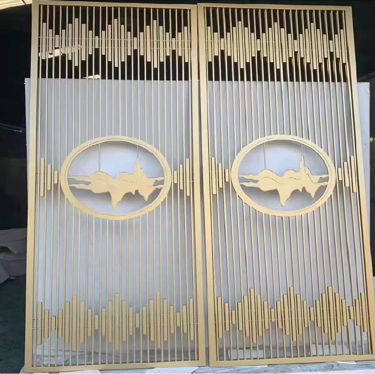 Custom Metal Screen Panel Interior Furniture Room Divider