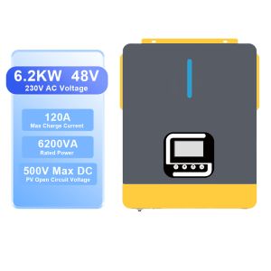 6200W Hybrid Solar Inverter 48V 230V with MPPT and WiFi