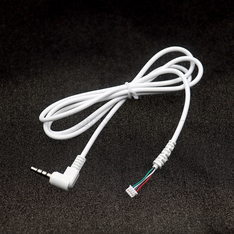 Customized 90 Degree Angle 3.5mm Audio Jack TRRS to JST MX XH PH SH ZH Cable