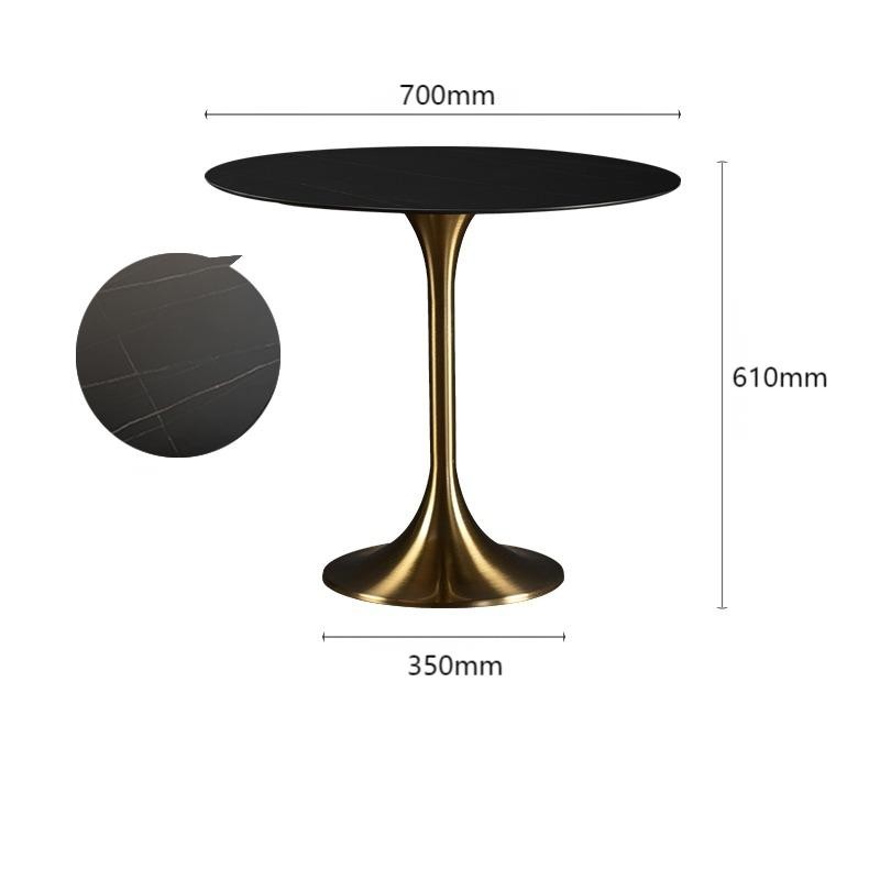 Luxury Gold Hotel Coffee Table Standing Side Table Restaurant Living Room Party