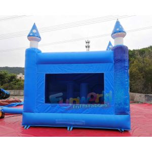 Frozen Inflatable Bouncer Slide Jumping Castle Combo 1 Year Guarantee