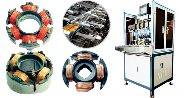 High Speed Single-phase AC220V±10% 50Hz Motorcycle Stator Winding Machine for in India