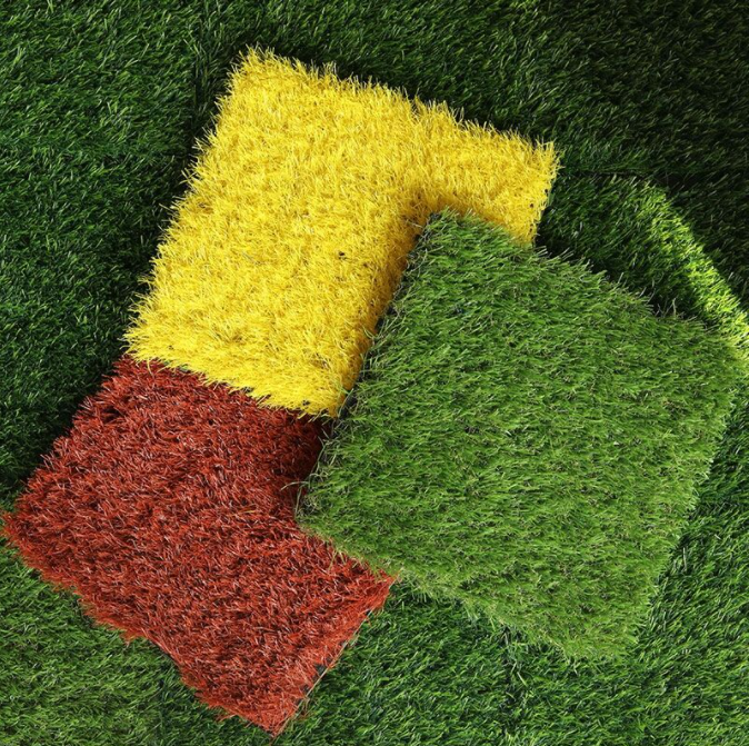 18mm 50mm Artificial Putting Green 30x30 Interlocking Grass Deck Tiles