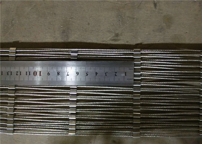 High Safety Stainless Steel Woven Wire Mesh Easy Installation Wear Resisting