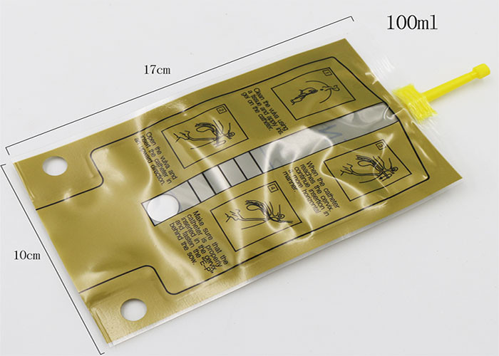 Dog Pig Semen Sperm Bag 100ML Custom , OPP Semen Collection Bags For Animals