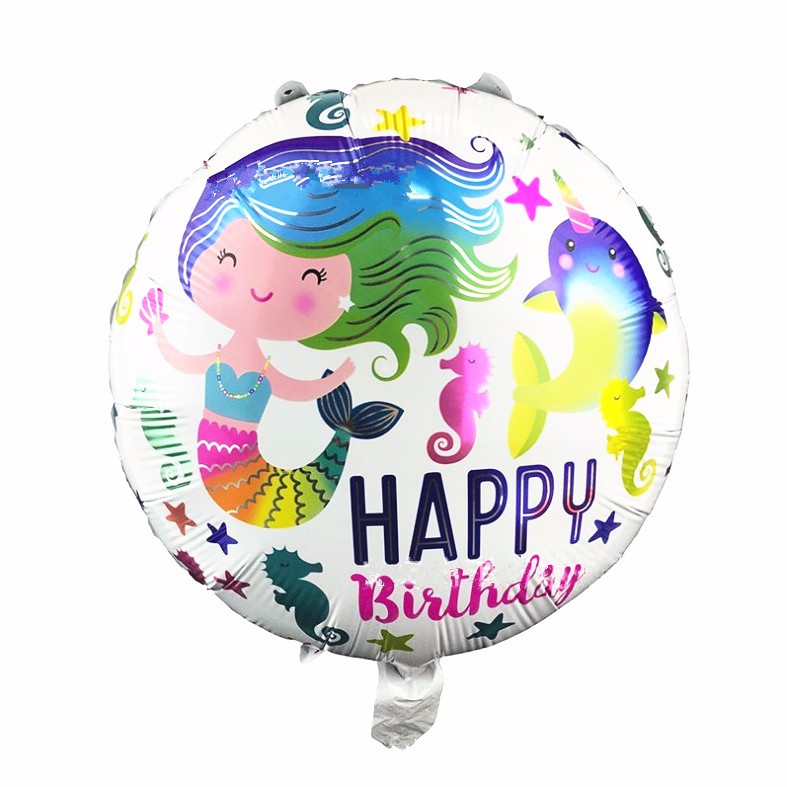 cartoon foil balloon foil happy birthday balloon