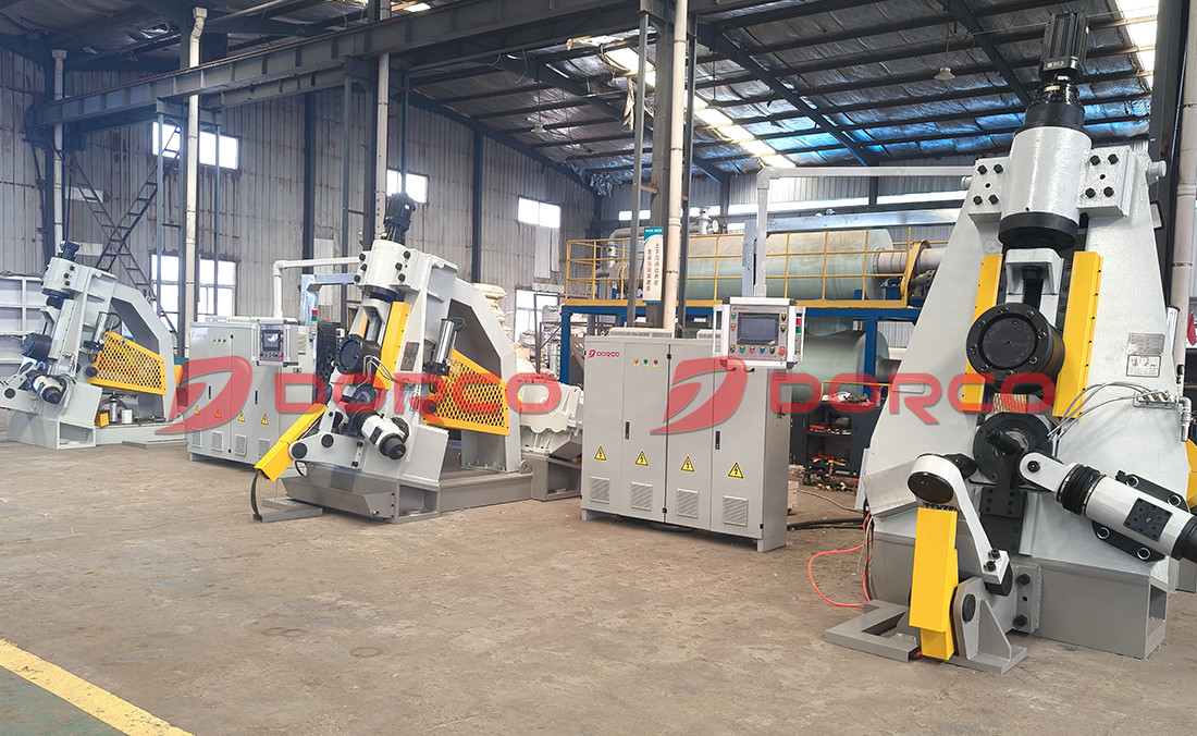 D51K -250 CNC Vertical Ring Rolling Machine Ring OD 80 - 250 Mm Ring Rolling Height 130 Mm