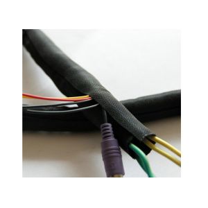 Pet Multifilament Self Wrapping Split Braided Sleeving Wires Protection Usage