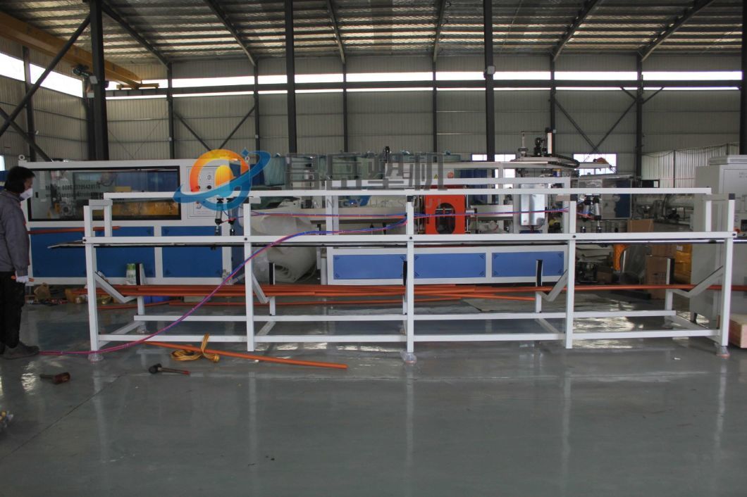 CPVC Electricity Conduit Pipe Extrusion Machine / PVC Dual Pipe Line