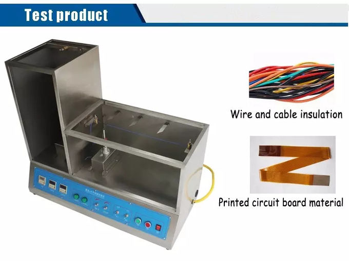 Electric Wire Vertical Horizontal Combustion Chamber Testing Machine