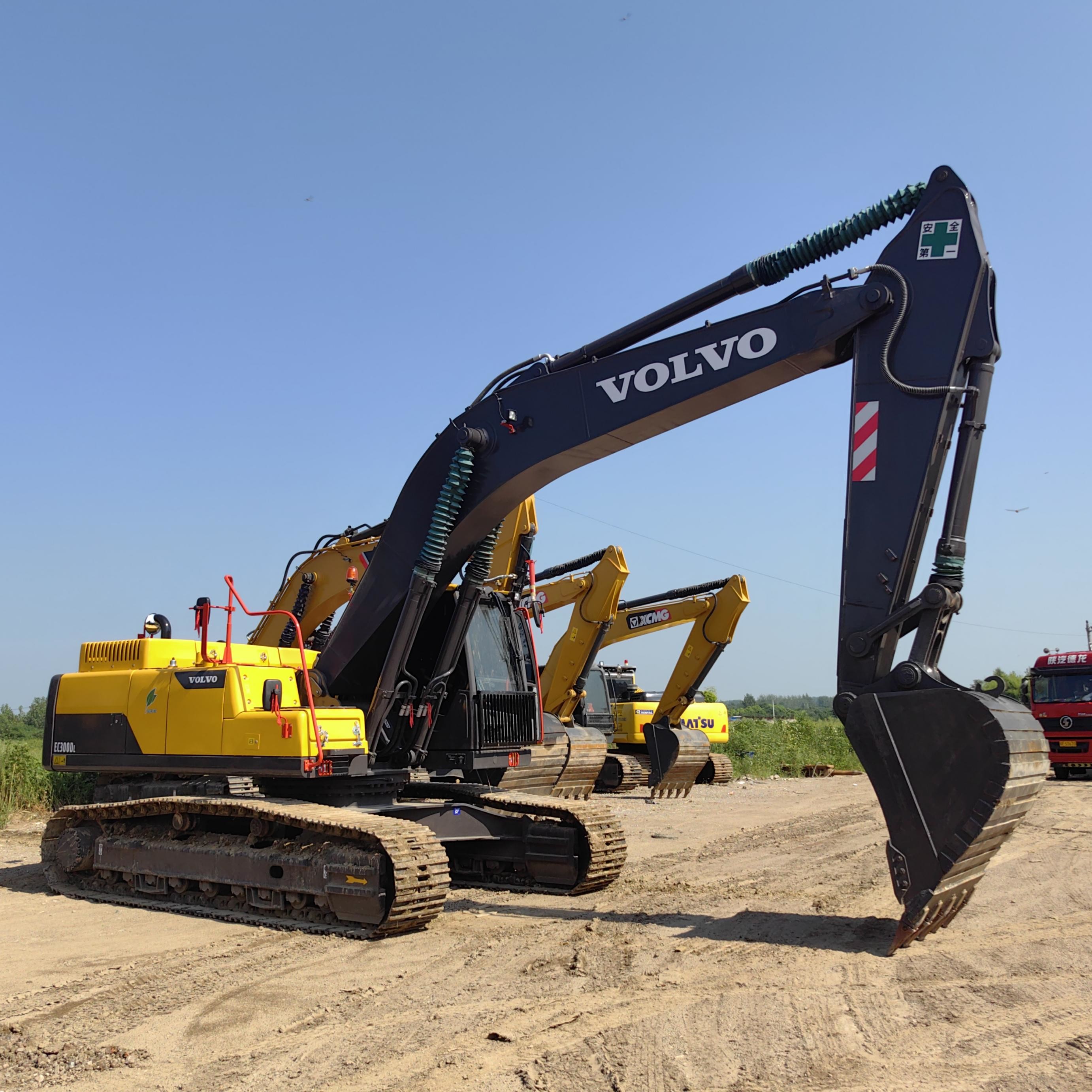 Original Import Used Volvo Excavators Ec300 30ton Tracked Digger Heavy Machinery