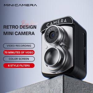 Mini Camera With Screen HD 1080p Retro Ultra Compact Camcorder