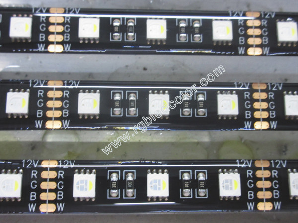 Quality IP65 waterproof black pcb rgbw led strip for sale