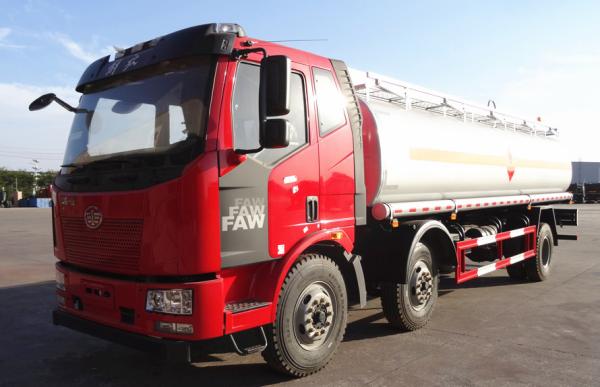 20T Diesel Crude Oil Tanker Truck 6×4 JIEFANG FAW 223hp 20CBM / Fuel Delivery