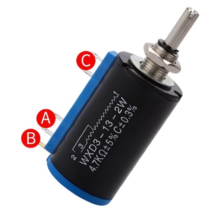 WXD3 13 2W 10 turn wirewound potentiometer 4K7 10k