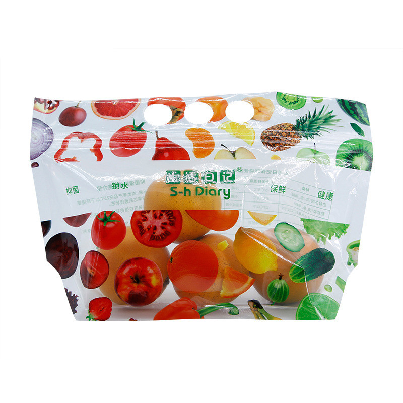 Polythene OPP Vegetable Packing Bags , L260mm Fruit Storage Bag