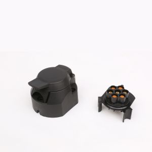  Polyamide / Brass 7 Pin Trailer Plug And Socket / 7 Pole Trailer Electrical Connector Manufactures