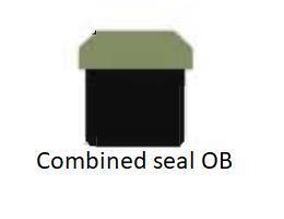 Two Way Rod Seals of Ob, Applied to Hydraulic Cylinder