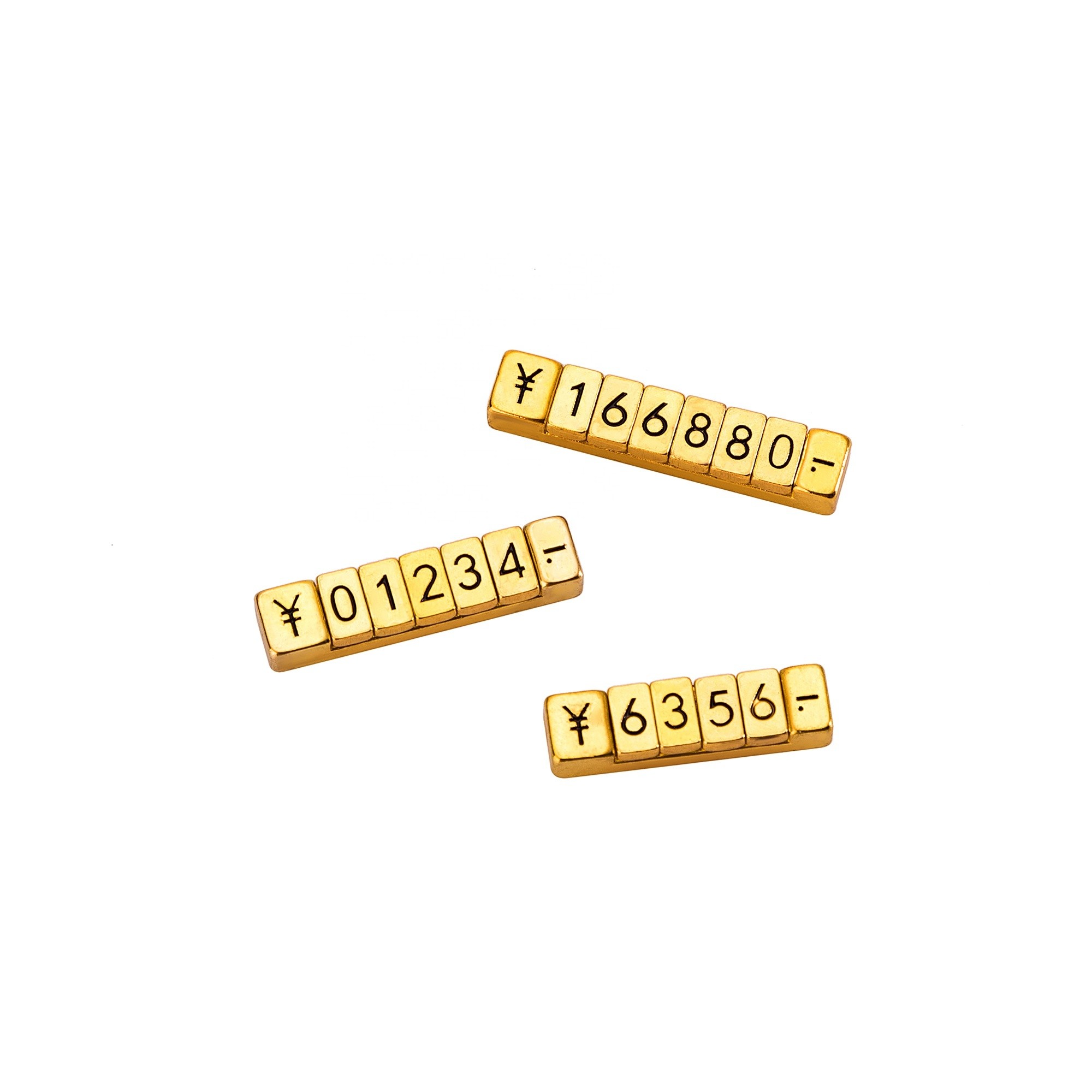 Metal Pricing Cube for wine tea supermarkets bakeries and other price displays