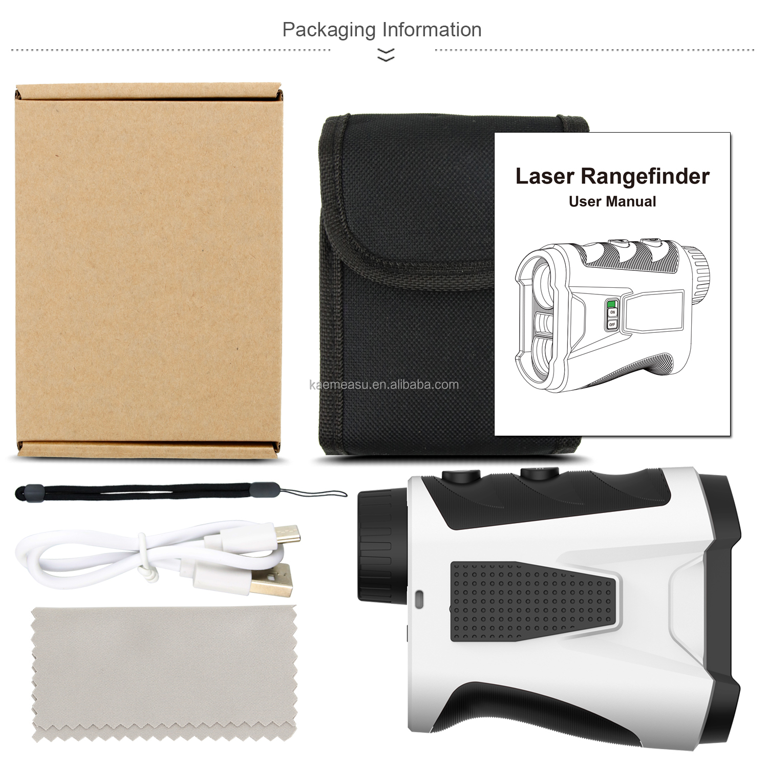 G1000m Multifunctional Rangefinder for Golf Hunting and Construction Use Laser Tape Measure