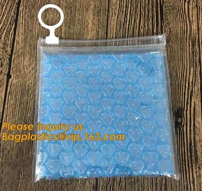 air mail metallic holographi rose gold bubble padded mailer / Zip lockkk bubble bag/ slider bubble bag,Holographic Factory