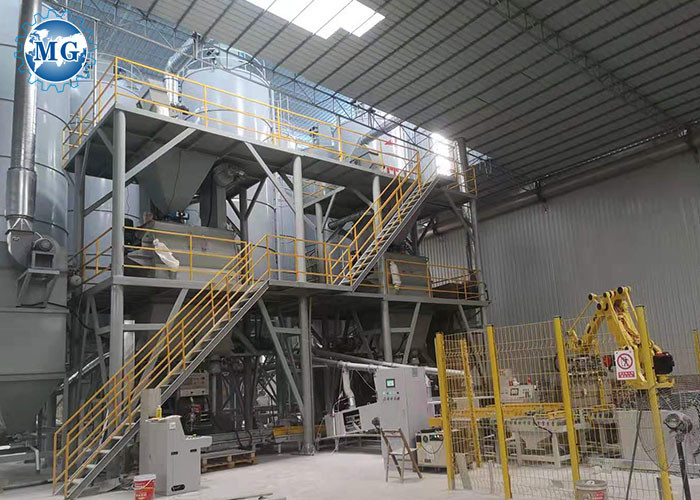 High Precision Dry Mix Plant 100m2 Industrial Automatic Tile Adhesive
